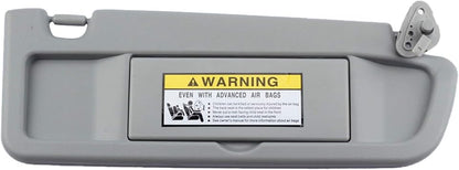 Dasbecan Clear Gray Right Passenger Side Sun Visor Compatible with Honda Civic 2006-2011 Replaces 83230-SNA-A01ZC