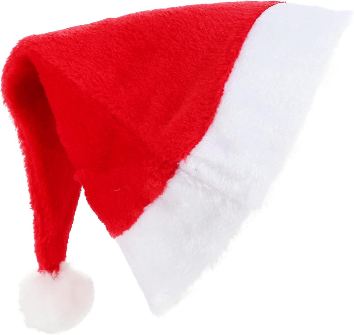 Christmas Hat with Glitter Xmas Santa Holiday Hat for Teens & Adults