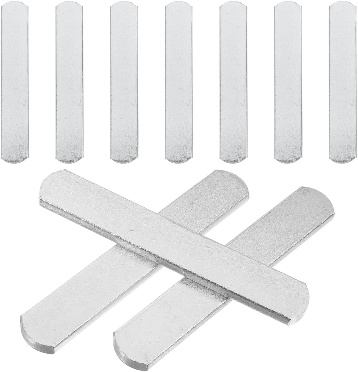 10 Pcs Weighted Steel Plates, 5.89 Inch Stainless Steel Inserts, Fitness Workout Running Vest Ankle Leg Equipment Accessories