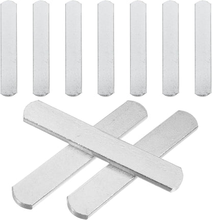 10 Pcs Weighted Steel Plates, 5.89 Inch Stainless Steel Inserts, Fitness Workout Running Vest Ankle Leg Equipment Accessories