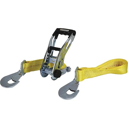 SmartStraps 8 Heavy Duty Ratchet Strap with Snap Hooks  10,000lbs Break Strength, 3,333lbs Safe Work Load  Commercial Duty Straps for Heaviest Loads, Haul Large Equipment and Vehicles, Small