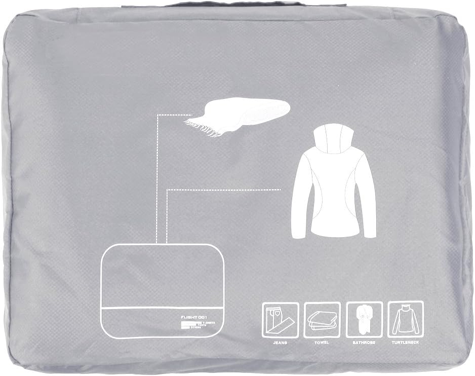 Packing Cubes Set Travel Luggage Organizers Suitcase Lightweight Accessories