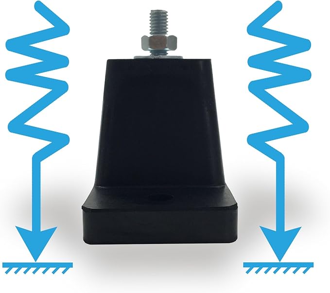 Anti-Vibration Shock Absorbing Rubber Mounting Bracket for Ductless Mini Split Air Conditioner Condensers