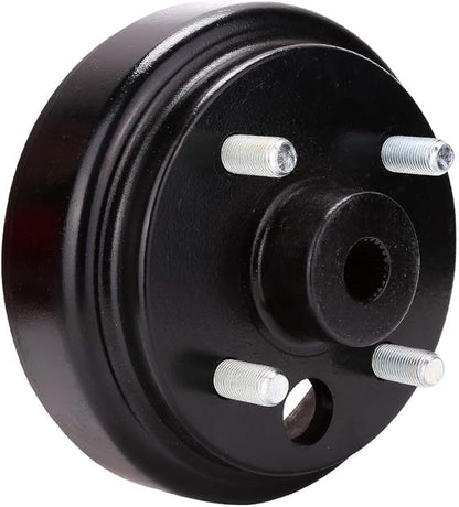 Golf Cart Brake DrumHub Assembly (Electric) for EZGO TXT Golf Carts Replace 19186G1