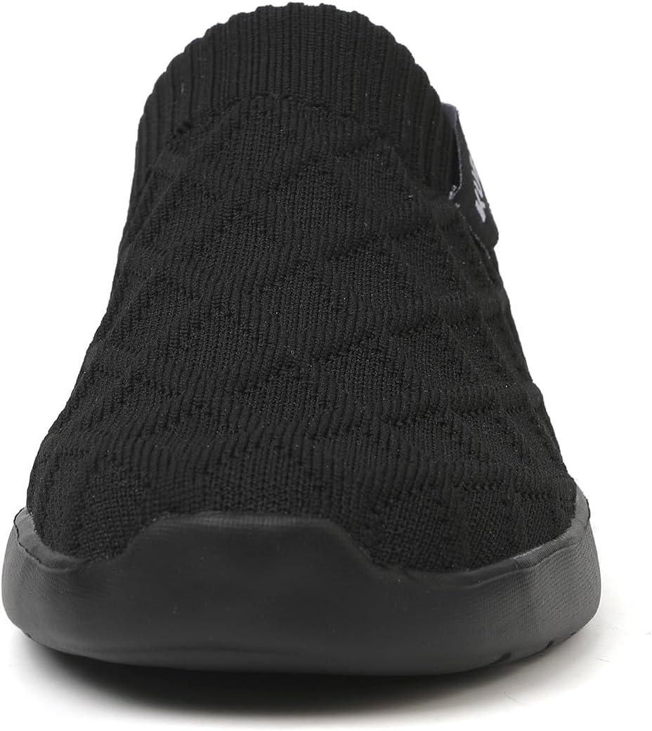 KUBUA Mens Womens Slippers Indoor Lightweight House Shoes Outdoor Breathable Slip on Loafers
