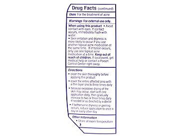 Clean  Clear, Dual Action Moisturizer, Salicylic Acid Acne Medication, 4 fl oz (118 ml)