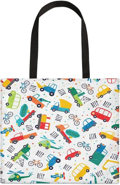 Cartoon Black Cute Dog Bulldog Canvas Tote Bag for Women Men Stylish Tote Handbag Shoulder Bag Reusable Grocery Bag