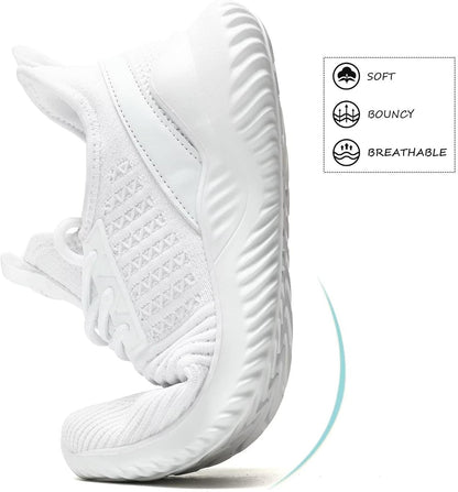 Chopben Women's Walking Shoes Lightweight Breathable Running Shoes Non Slip Athletic Fashion Sneakers Mesh Workout Casual Sports