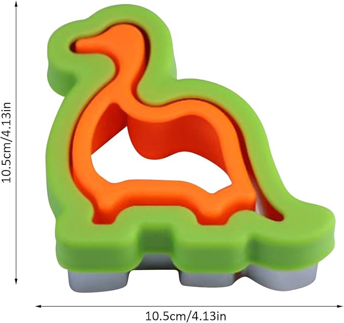 Stainless Steel Cutter Cake Flower Shaped Baking Tool Birthday Cookie (Green, 10.5x10.5x4cm)