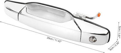 X AUTOHAUX Front Left Side Car Exterior Door Handle for Chevy Silverado Suburban Tahoe Avalanche for GMC Sierra 1500 2500 3500 20828258 22738721 25960525