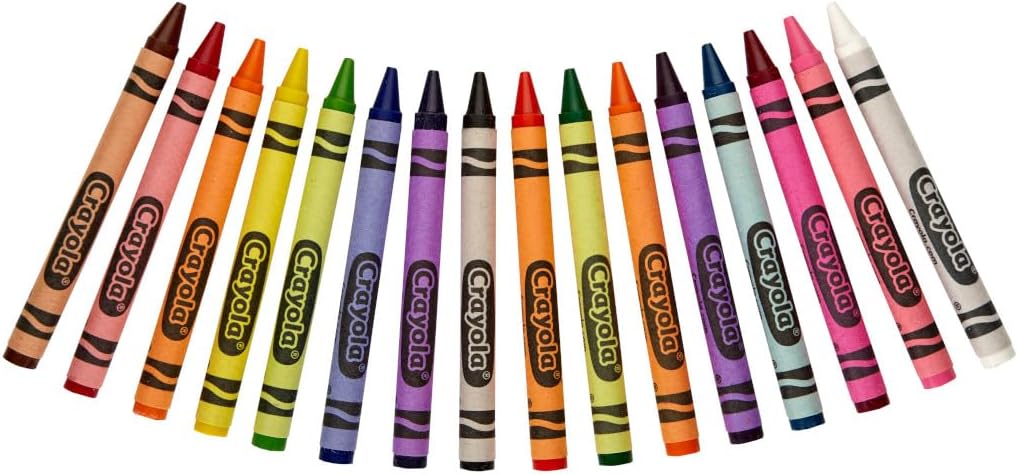 Bulk Crayon Classpack - 800ct (16 Colors), Bulk Teacher Supplies & Classroom Essentials for School, Arts & Crafts Crayons for Kids, Ages 3, 4, 5