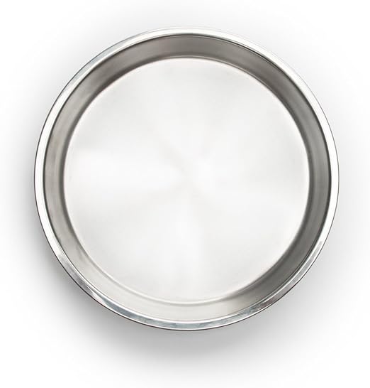 Fox Run Round Cake Stainless Steel Baking Pans, 9 inches