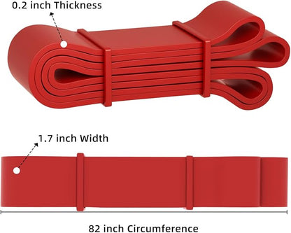 Resistance Bands, Pull Up Bands, Pull Up Assist Band Exercise Bands for Men & Women Working Out, Body Stretching, Physical Therapy, Muscle Training