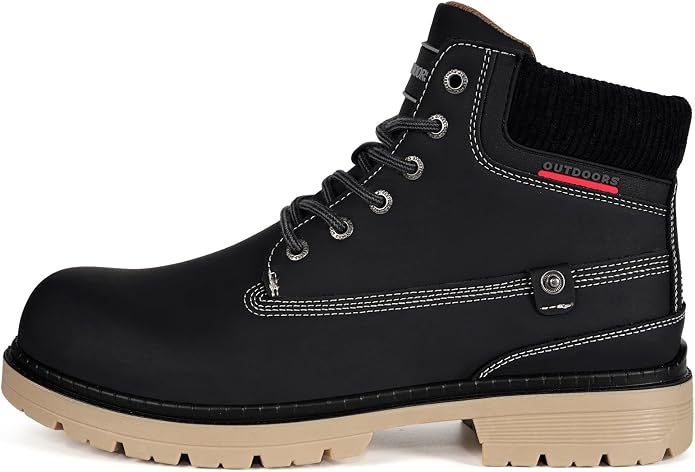 Size 11-Women, 9.5-Men. Eagsouni Mens Womens Winter Snow Boots | Outdoor Boots For Daily Walking Hiking Trekking Climbing?Unisex Warm Lined,Rubber Sole?Anti Slip?Waterproof.