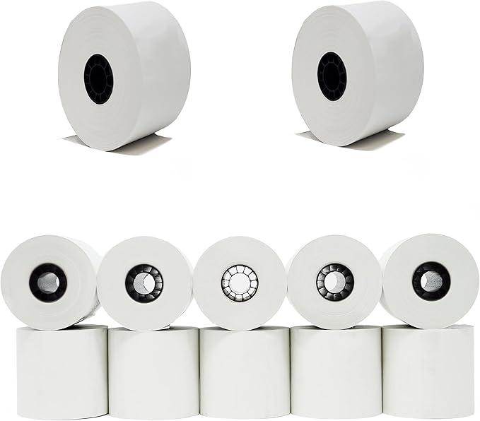 44mm Thermal Paper Rolls (10 Rolls) 1 34" x 230' feet for Sharp Cash Register Tape.