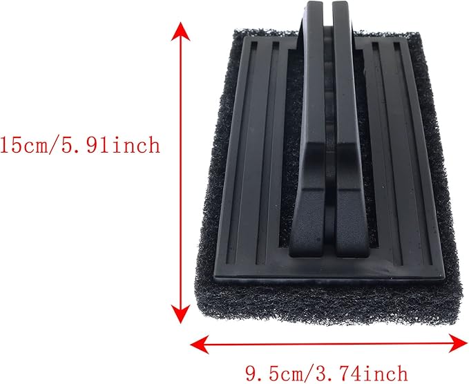 ZYAMY Grill Cleaning Brush Resuable Griddle Cleaning Pad with Handle for Gas Grills, Cast Iron Cookware, Grate, Stovetop Griddle Cleaning Accessories