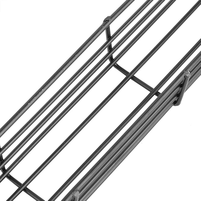 2Pcs Grilling Basket, Bbq Kabob Barbecue Net, Stainless Steel Nonstick Barbecue Mesh Sausage Grill Basket for Hot Dog Kitchentool Picnic Camping