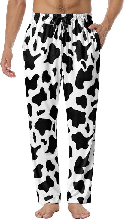 Men's Pajama Pants Sleep Pajama Pant Novelty Lounge Pants Lounge PJ Bottoms with Elastic Waist Nightwear Gifts for Men