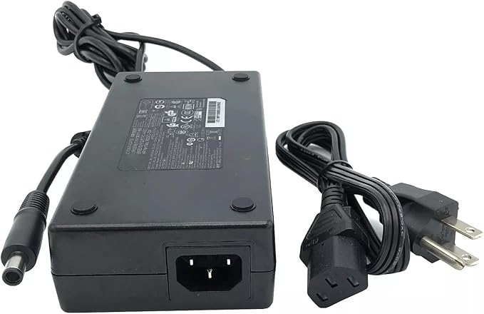 Genuine 180W ACDC Adapter Compatible with HP Pavilion AIO 27-ca2055t 7X638AAABA 27-ca2000 27-ca2005a 27-ca1066xt 22U60AA 27-inch All-in-One Desktop PC L56595-001 180watt Power Supply Charger PSU