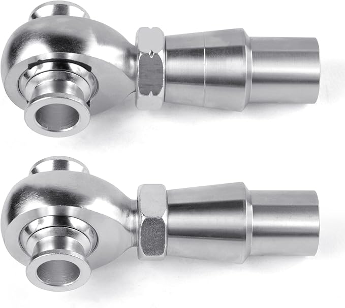 34 Heim Joint Rod End Kit,.750" Chromoly Heim Joints Panhard Rod End Kit for Steering,Suspension, Traction Bars, RightLeft Hand Thread with Spacer,Tube Adapters  Jam Nuts - 1Set