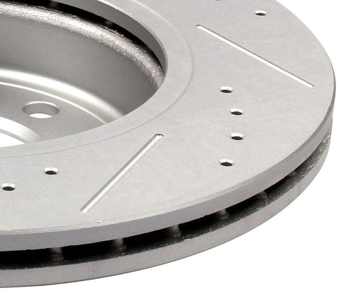 Brake Rotors Kit, LSAILON - Front 300mm Vented Drilled & Slotted Disc Brake Kit - For BMW