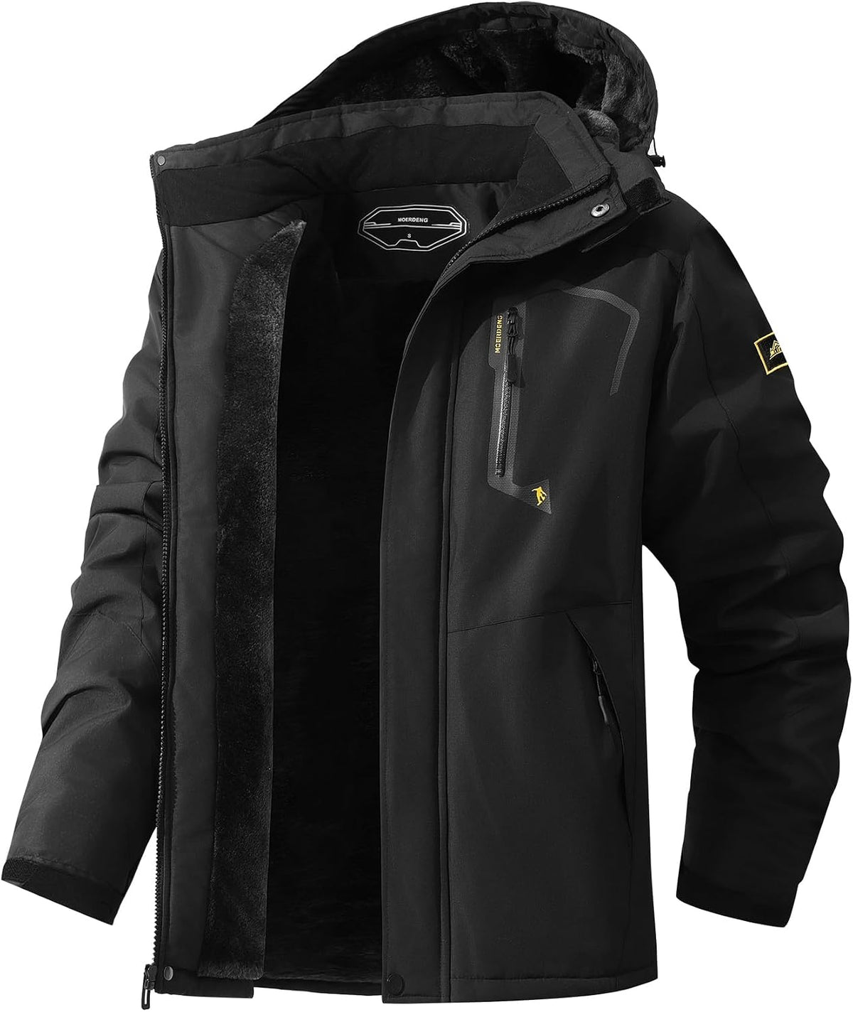 Men's Waterproof Hooded Ski Jacket