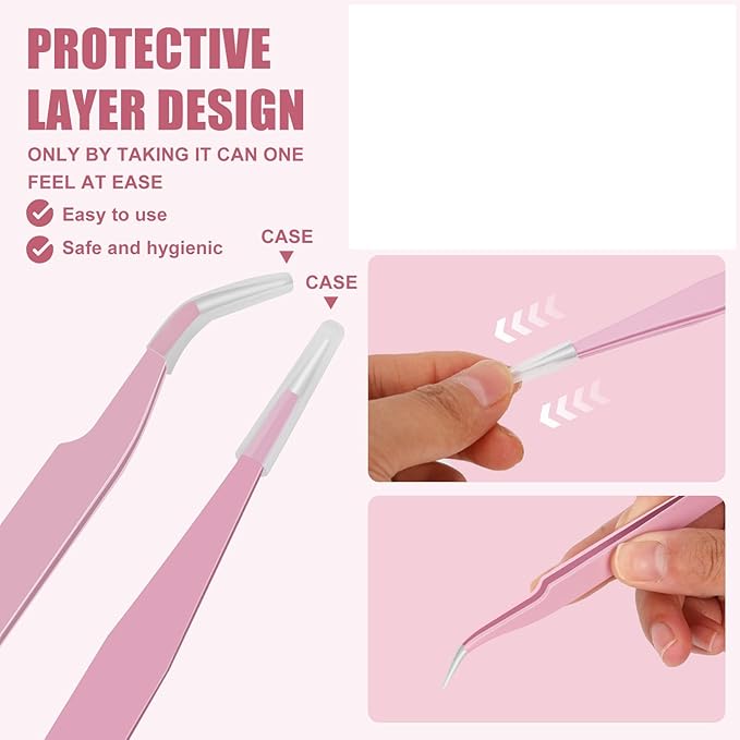 Industrial Tweezers,for Craft,Soldering, Laboratory Work, Jewelry-Making,for Modeling, Electronic Repair (2pcs black)