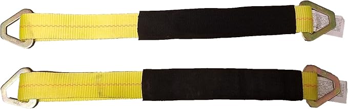 Everything for trailers, RVs and trucks and more - (PAIR) 2" x 2' For For Axle Straps with For Delta Rings, Heavy Duty Straps, Trailer For For Axle (FS1XN-1747)