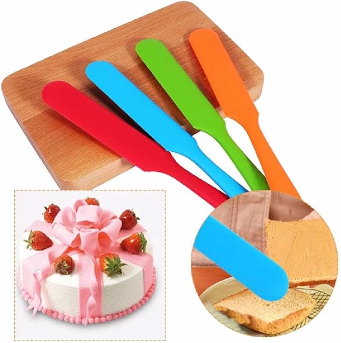 Jar Spatula, Silicone Jar Scraper with Long Handle, Heat Resistant Kitchen Spatulas, Jam Spreader for Peanut Butter Cake Cream Spatulas Mixing Scraper, Jar Blenders, Kitchen Must Have