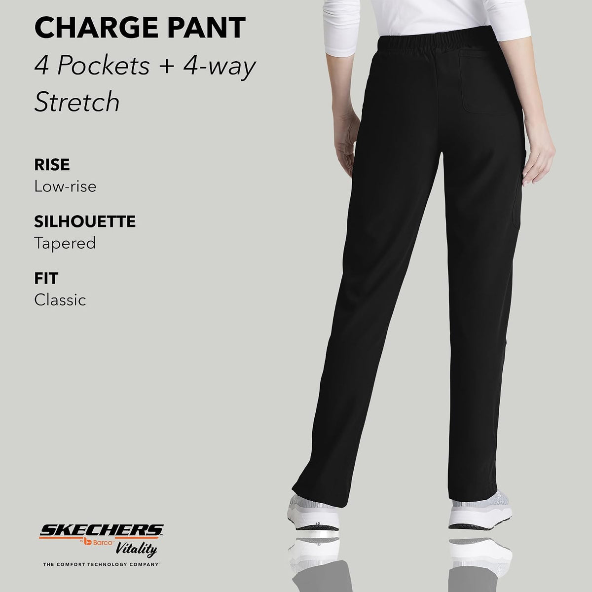 Barco Skechers Women's Vitality Charge Scrub Pant