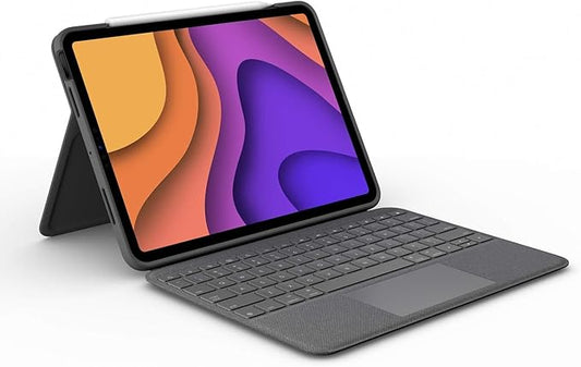 Logitech Folio Touch iPad Keyboard Case with Trackpad and Smart Connector for iPad Air (4th and 5th Gen) – Graphite (Renewed)