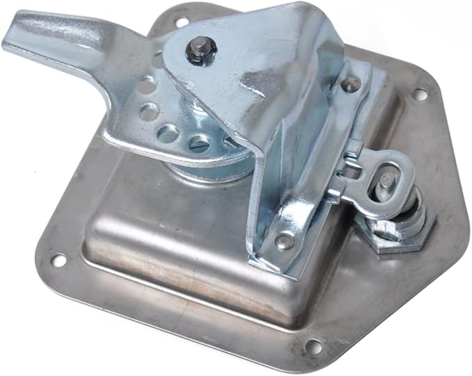 jojofuny Box Lock Safety Lock No Cover Included Stainless Steel T-Shape Handle Easy Install Holes Design