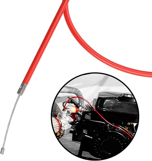36'' Throttle Cable for SSR70 SSR110 SSR125 50cc 70cc 110cc 125cc Tao Tao DB14 DB24 DB27 Baja Dirt Runner DR70 DR90 DR125 Apollo RFZ XR50 XR70 Coolster Roketa Chinese Pit Dirt Bike Motor Red