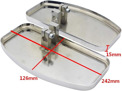 Kawasaki Vulcan 400 800 900 VN400 VN800 VN900 Cruiser Motorcycle Black Metal Rider Floorboards Foot Pegs