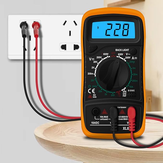 Soldering Iron Kit, 60W Adjustable Temperature, Digital Multimeter, 5pcs Soldering Tips, Wire, Stand, Desoldering Pump, Solder Wick, Tweezers, Welding Tool
