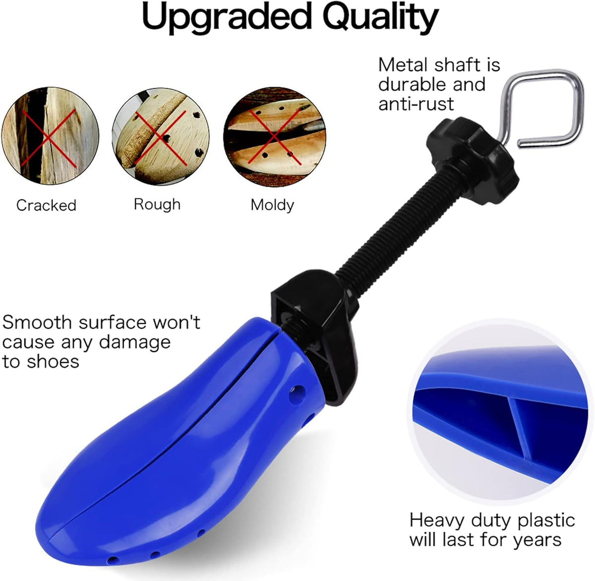 LANNEY Shoe Stretcher for Women & Men Wide Feet - Premium Shoe Expander Widener Stretch Length Width ( Not in original packaging / Not accessories included. )