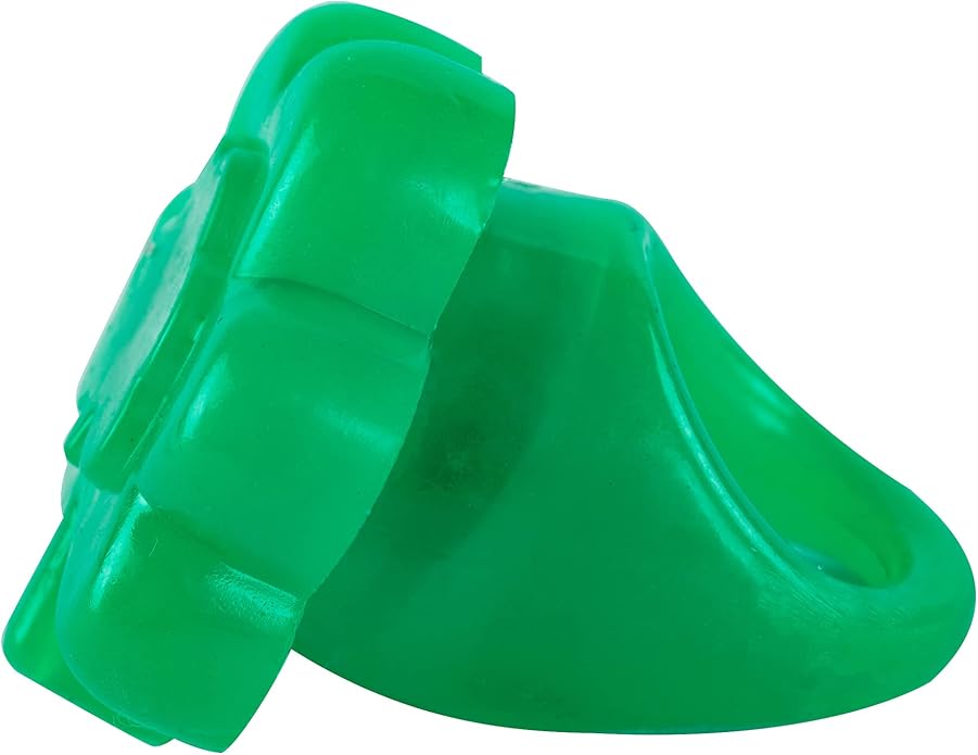 Super Z Outlet Four Leaf Clover Lucky St. Patrick's Day Green Shamrock LED Light Up Toy Party Favors Rings Accessories (18 Pack)
