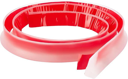 NBEADS 78 Inch Silicon Water Guard, Silicone Shower Threshold Waterproof Barrier, Water Stopper Blocking Strip Corner Water Retaining Dam Strip for Bathroom Shower Kitchen Countertop