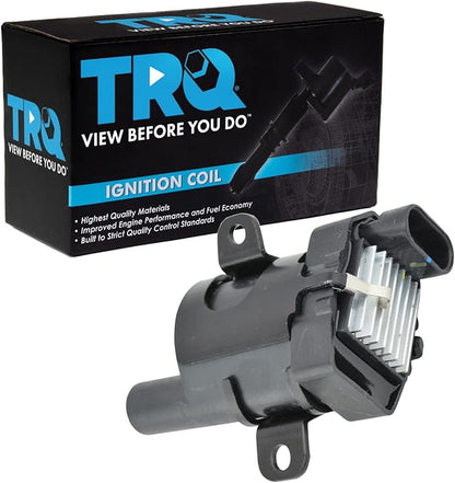 TRQ Round Ignition Coil Truck w/ V8
