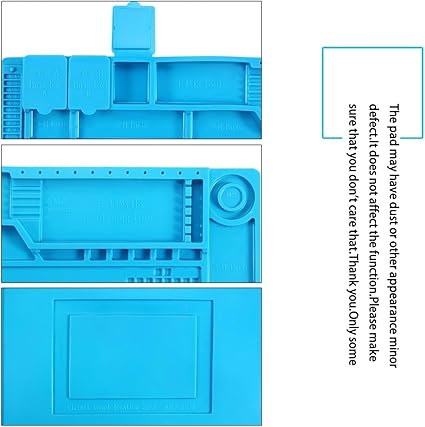 welding work mats 45x30cm S-160 Silicone Heat Insulation Working Pad Desk Mat Platform for BGA Soldering Repair Station with Magnetic