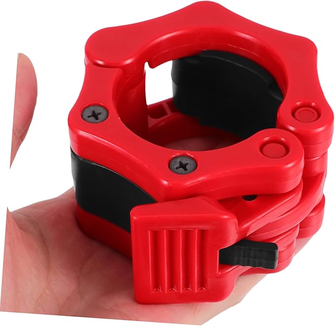 Barbell Weight Clips Barbell Clamps Locking Clips for Weightlifting Gym Fitness Equipment Quick Release Design