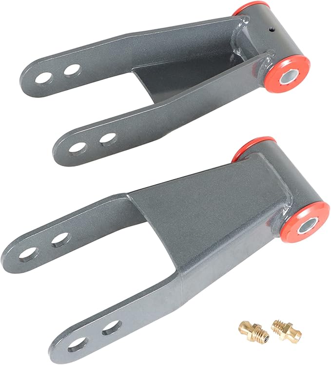 labwork Rear Adjustable Lift Shackle Kit Replacement for Chevy Silverado GMC 1988-2018
