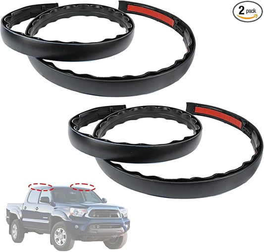 2pcs Roof Drip Molding 75551-04063 75561-02020 75552-04061 Compatible with Toyota Tacoma Double CAB 2005-2015