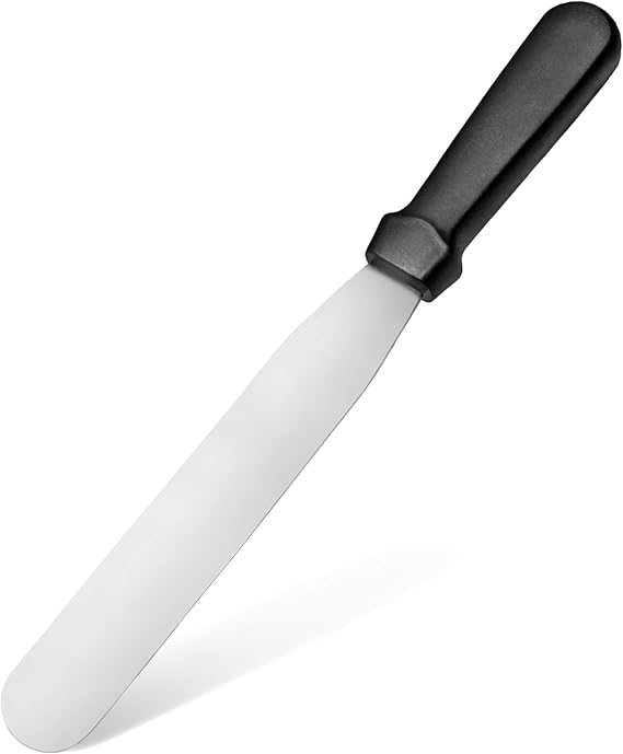 New Star Foodservice 38163 Straight Icing Spatula, 8-Inch Blade, 13-Inch Overall, Silver