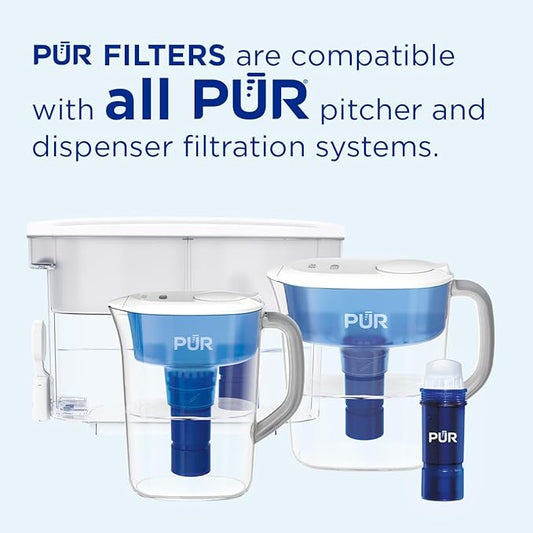 PUR PLUS Lead Reducing Water Pitcher and Dispenser Replacement Filter 1-Pack, NSF and WQA Certified ‚Äì Compatible with all PUR and Beautiful by PUR Pitchers and Dispensers, Blue, PPF951K1