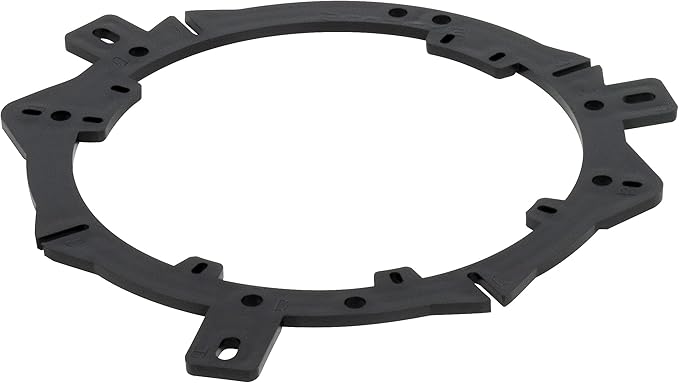 Scosche SAC656 6.5-6.75Au Speaker Adapters Compatible with Select 1988-19 Chrysler, Dodge, Jeep  Plymouth Vehicles - 6 12" to 6 34" Adapter for Car Door Speakers - 1 Pair - See Guide for Vehicle Fit
