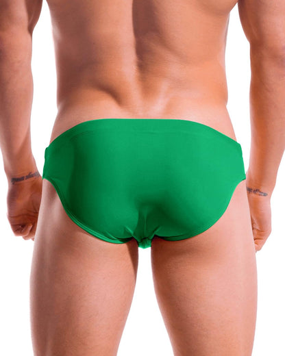 Mens Vintage Swim Briefs Sexy Bikini Swimwear Quick Dry Retro Swimsuit with Drawstring