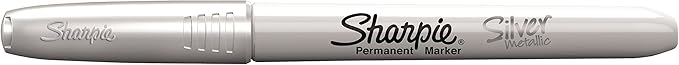 Sharpie Fine Point Metallic Permanent Marker - Silver, Pack of 1