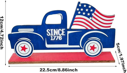 Patriotic Decor Independence Day Hanging Ornaments Wine Rack Decoration (A, One Size)