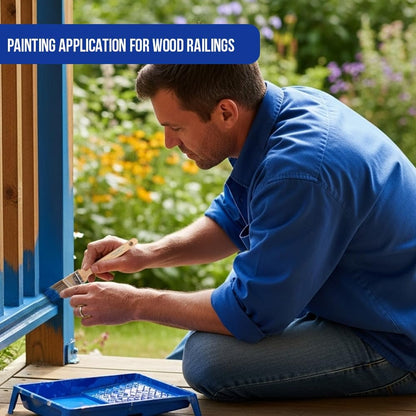 Pro Grade Paint Brush Set, 5 Piece, Interior & Exterior